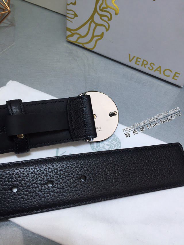 VERSVE男士高端皮帶 範思哲Versace美杜莎頭像搭扣皮帶  jjp1487